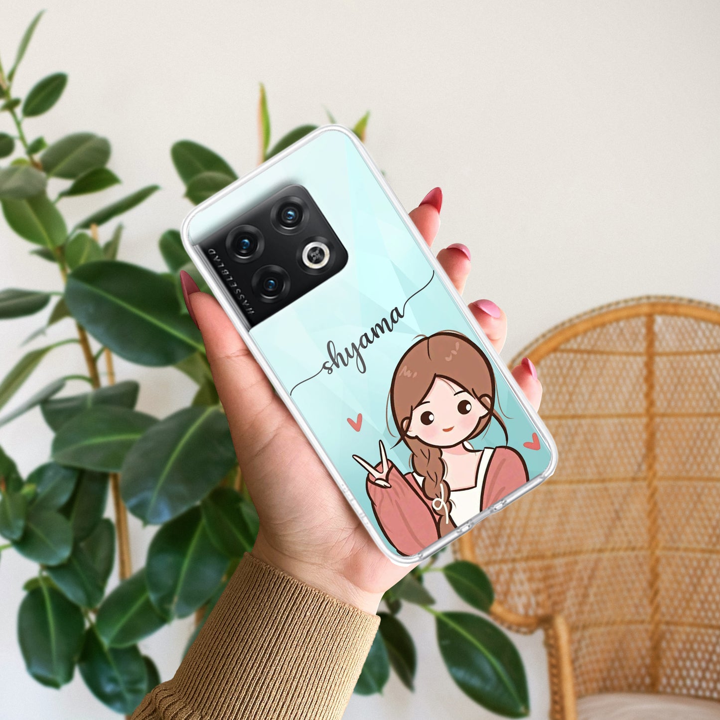 Cute Charm Customize Transparent Silicon Case For OnePlus ShopOnCliQ