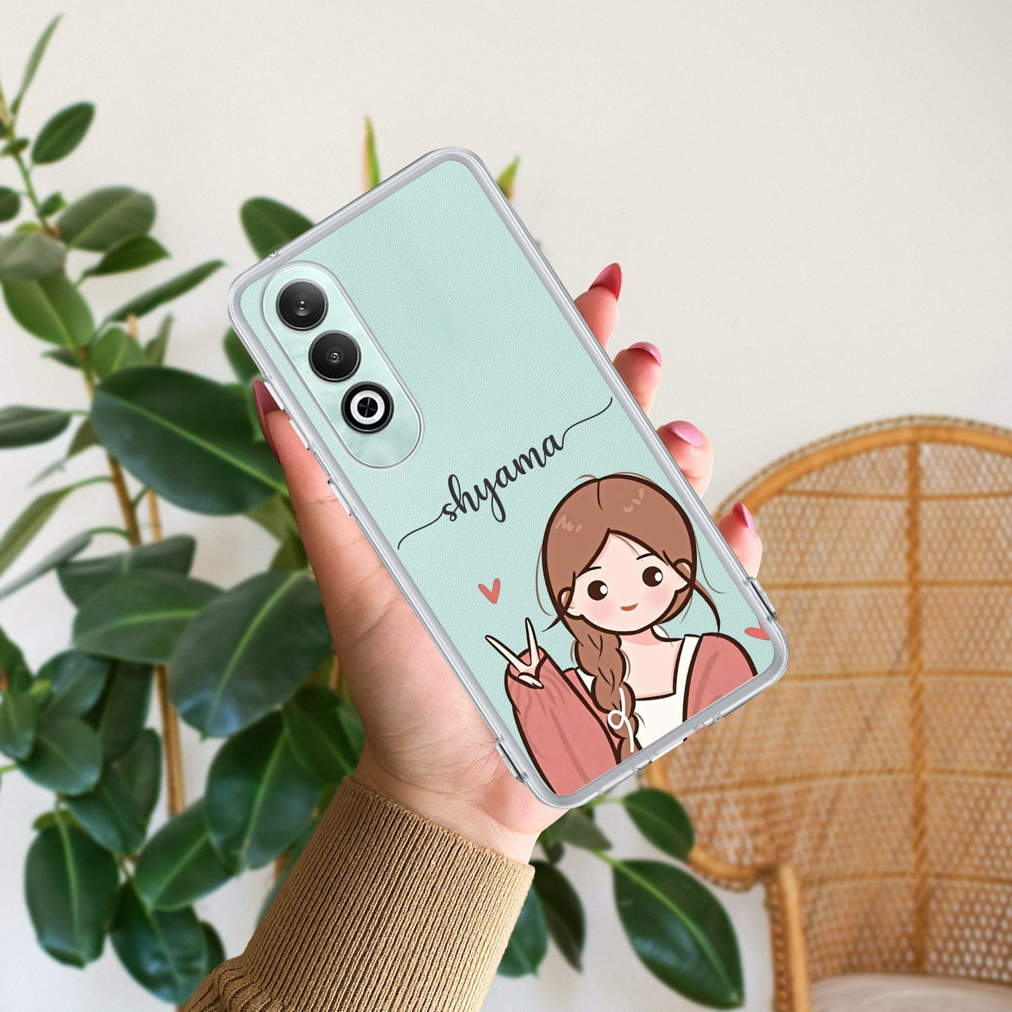 Cute Charm Customize Transparent Silicon Case For OnePlus - ShopOnCliQ