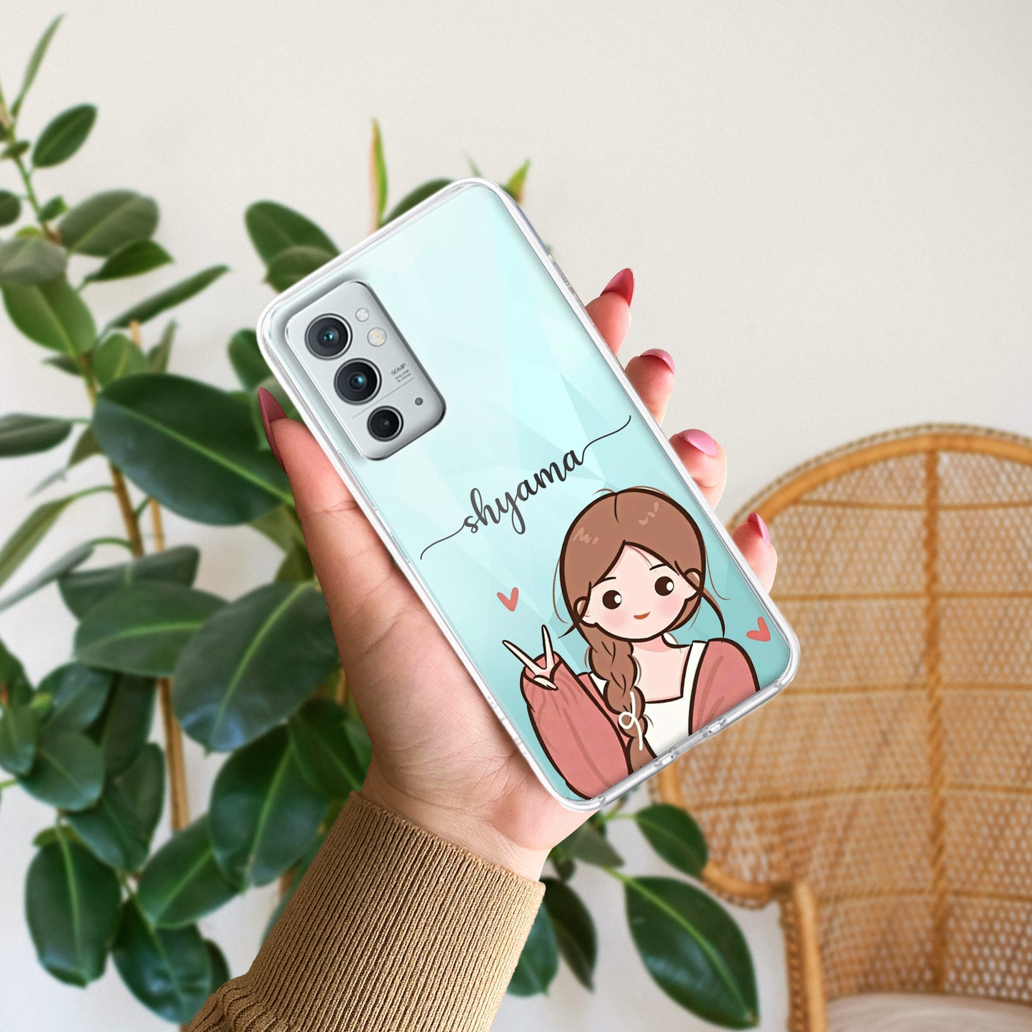 Cute Charm Customize Transparent Silicon Case For OnePlus - ShopOnCliQ