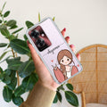Cute Charm Customize Anti Yellow Case For Oppo F25 Pro 5G