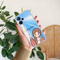 Cute Charm Customize Transparent Silicon Case For Realme 14x 5G