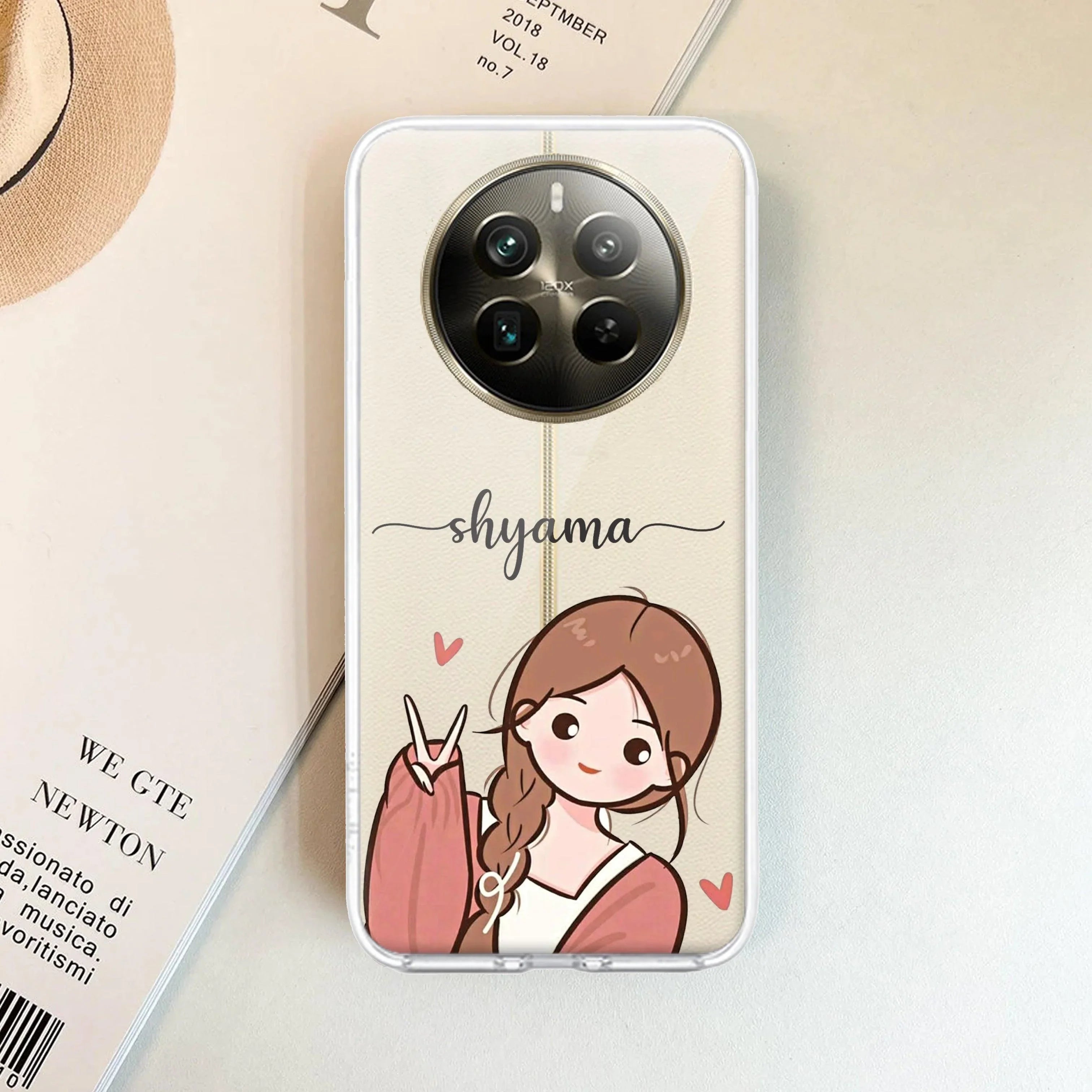Cute Charm Customize Transparent Silicon Case For Realme Narzo 60X /  Realme 11X