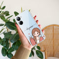 Cute Charm Customize Transparent Silicon Case For Realme 9 Pro Plus 5G / Realme Narzo 50 Pro (5G) / Realme 9 4G