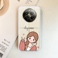 Cute Charm Customize Transparent Silicon Case For Realme GT 6 5G