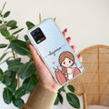 Cute Charm Customize Transparent Silicon Case For Realme 8 4G / Realme 8 Pro