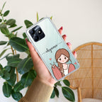 Cute Charm Customize Transparent Silicon Case For Realme C53
