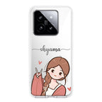 Cute Charm Customize Transparent Silicon Case For Xiaomi 14 5G