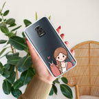 Cute Charm Customize Transparent Silicon Case For Redmi Note 13 5G