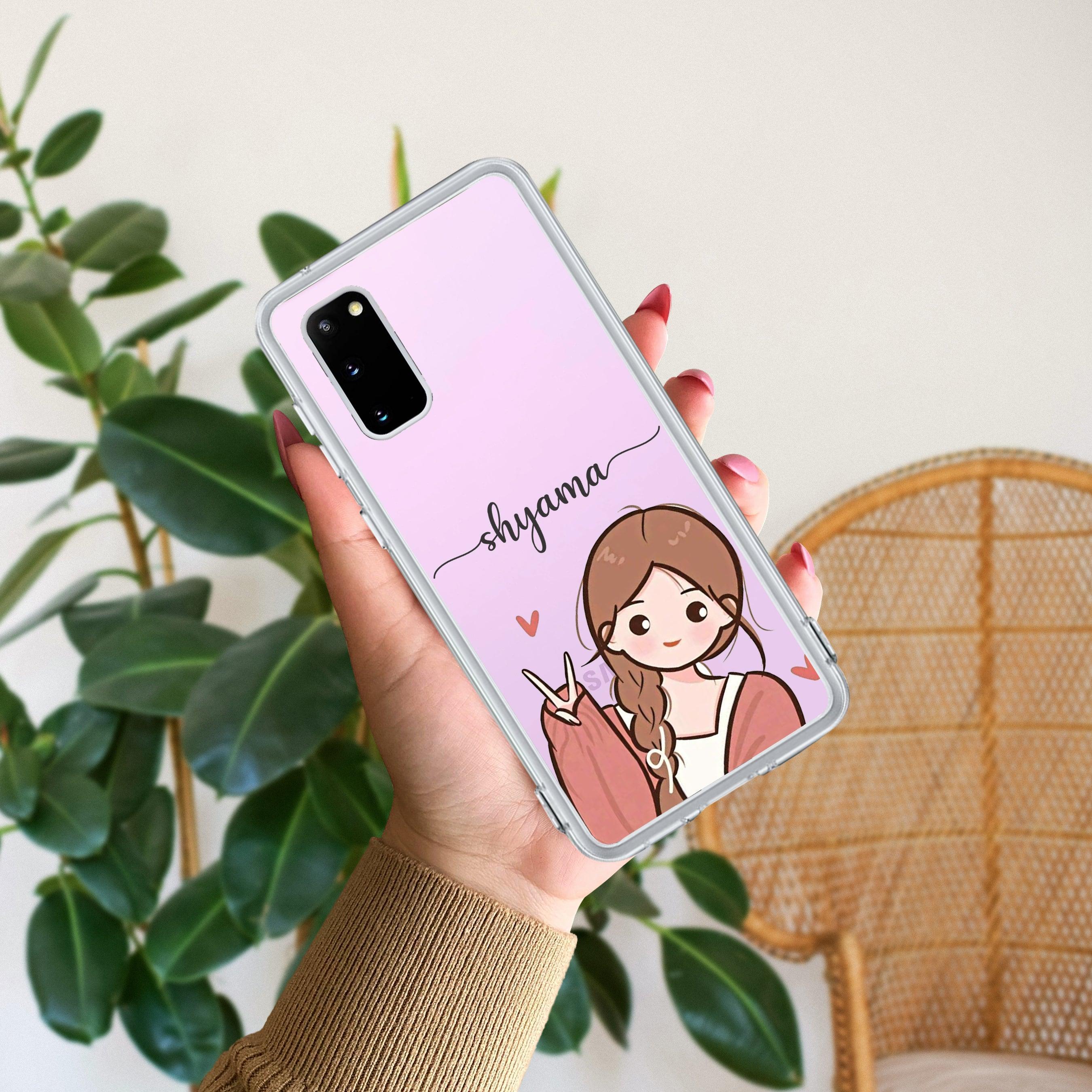 Cute Charm Customize Transparent Silicon Case For Samsung - ShopOnCliQ