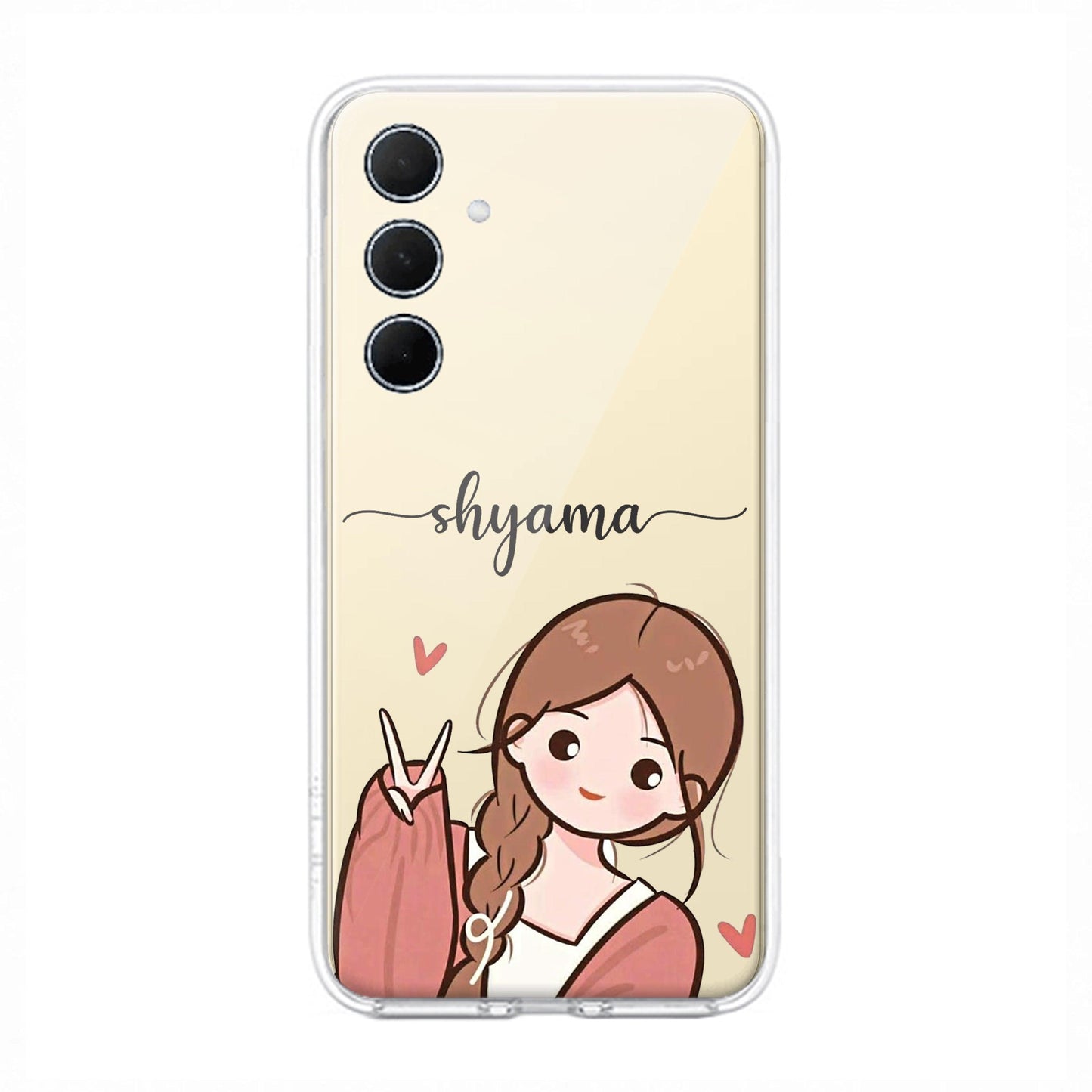 Cute Charm Customize Transparent Silicon Case For Samsung ShopOnCliQ