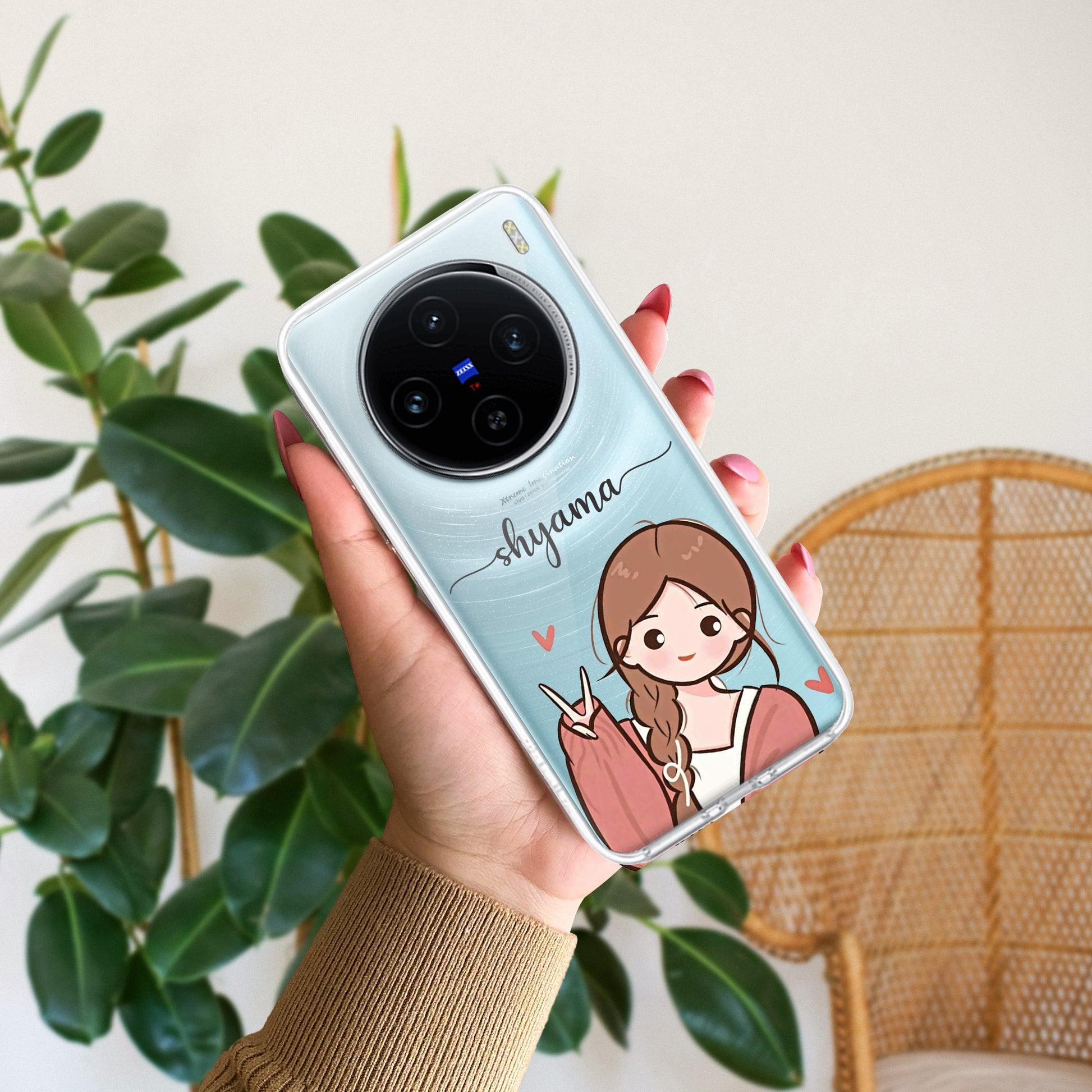 Cute Charm Customize Transparent Silicon Case For Vivo ShopOnCliQ