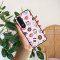 Cute Coffee Snacks Glass Case Cover For OnePlus - ShopOnCliQ
