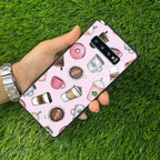 Cute Coffee Snacks Glass Case Cover For Samsung - ShopOnCliQ