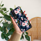 Cute Floral Glossy Metal Case Cover For Oppo - ShopOnCliQ