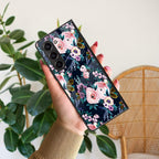 Cute Floral Glossy Metal Case Cover For Samsung - ShopOnCliQ
