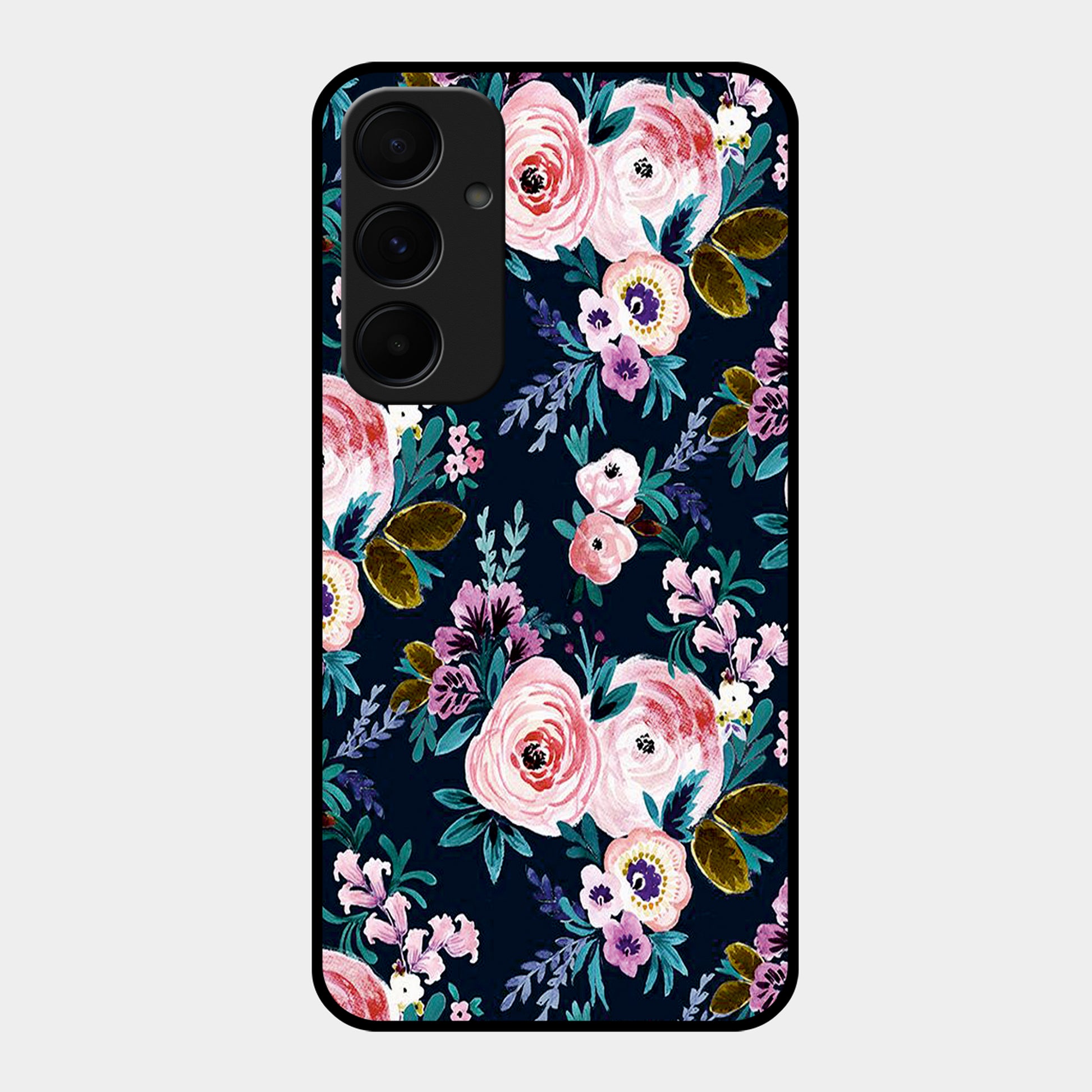 Cute Floral Glossy Metal Case Cover For Samsung ShopOnCliQ