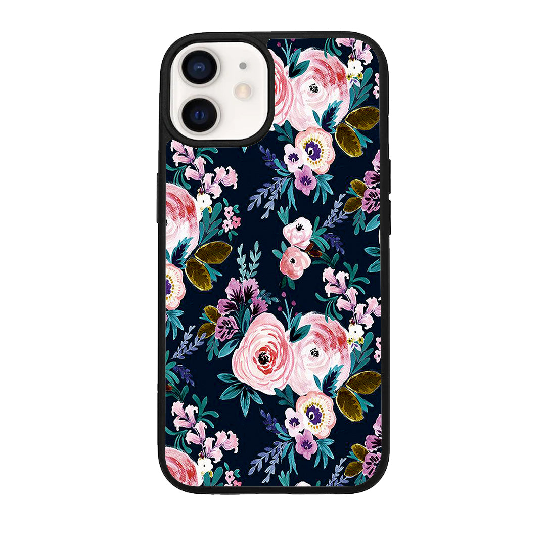 Cute Floral Glossy Metal Case Cover For iPhone ShopOnCliQ