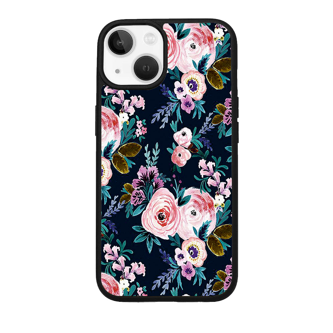 Cute Floral Glossy Metal Case Cover For iPhone ShopOnCliQ