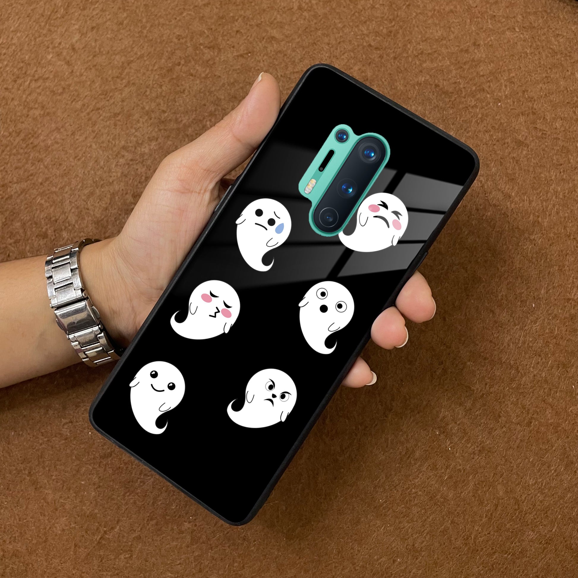 Cute Ghost Glass Case Cover For OnePlus ShopOnCliQ