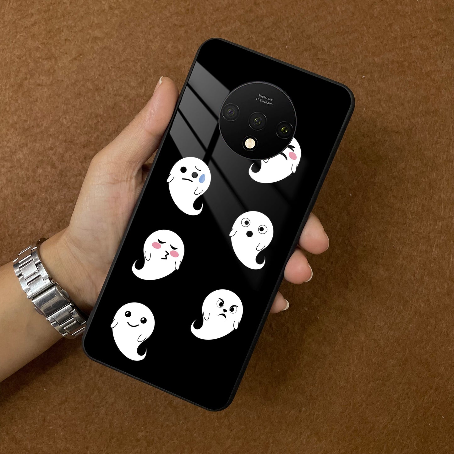 Cute Ghost Glass Case Cover For OnePlus ShopOnCliQ