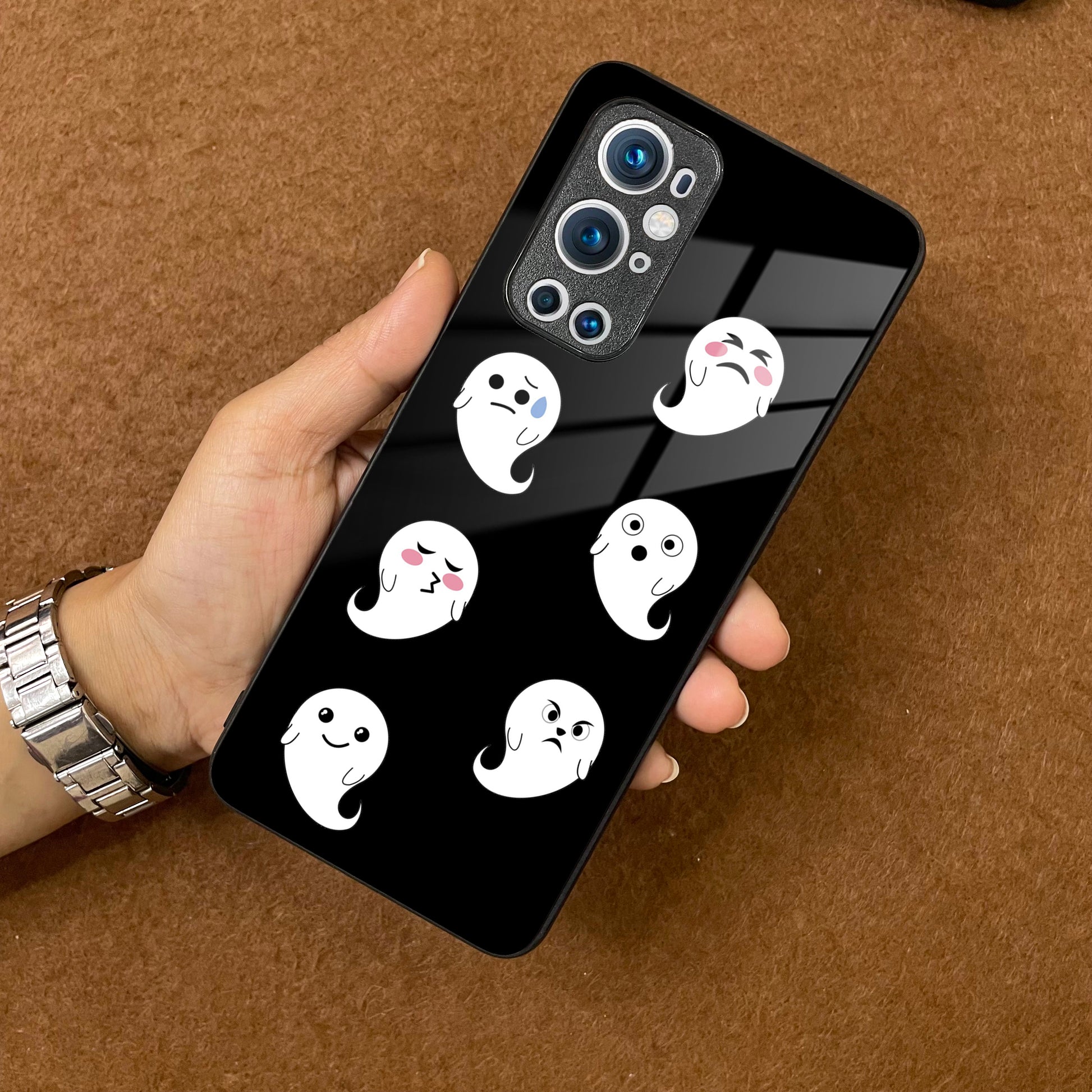 Cute Ghost Glass Case Cover For OnePlus ShopOnCliQ