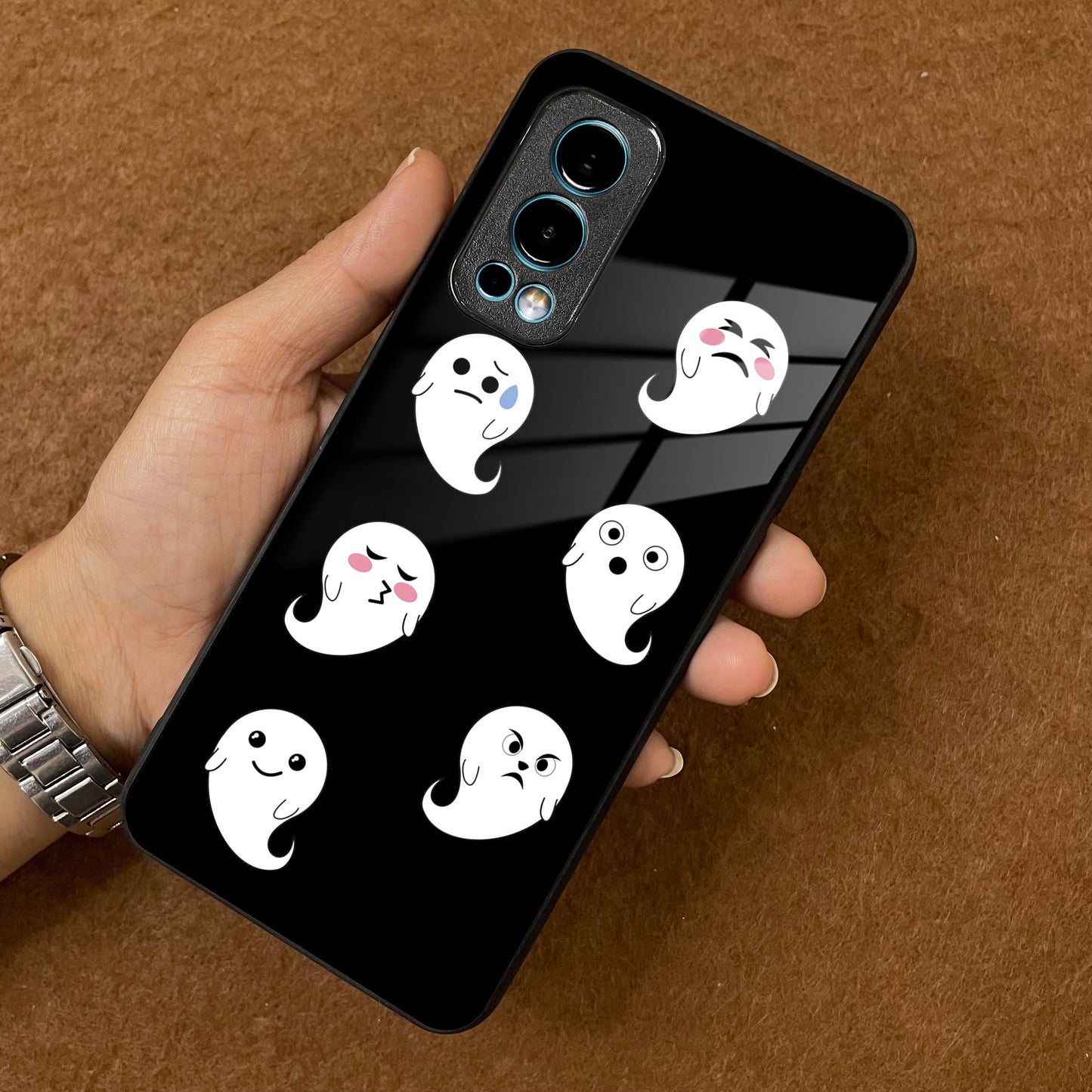 Cute Ghost Glass Case Cover For OnePlus ShopOnCliQ