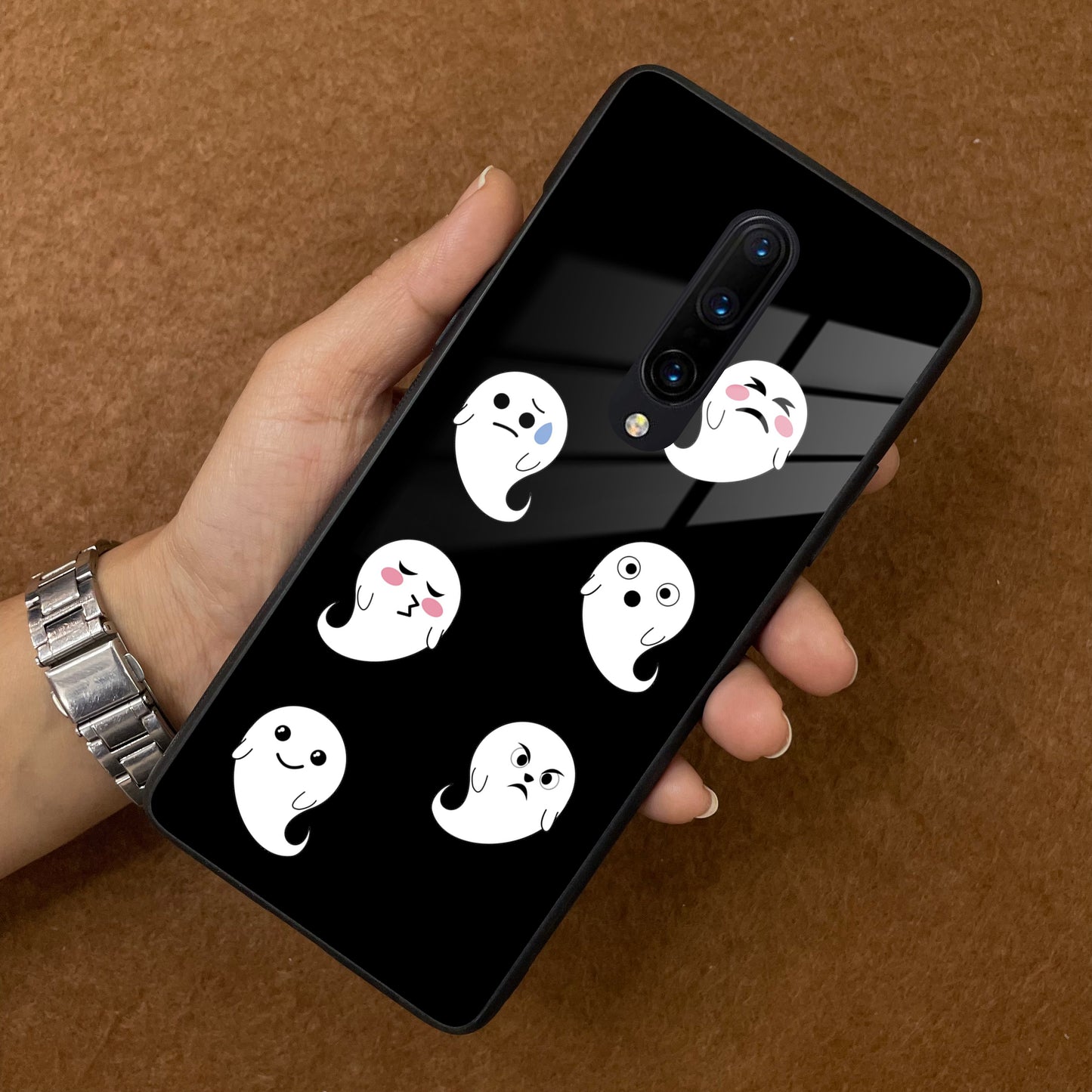 Cute Ghost Glass Case Cover For OnePlus ShopOnCliQ