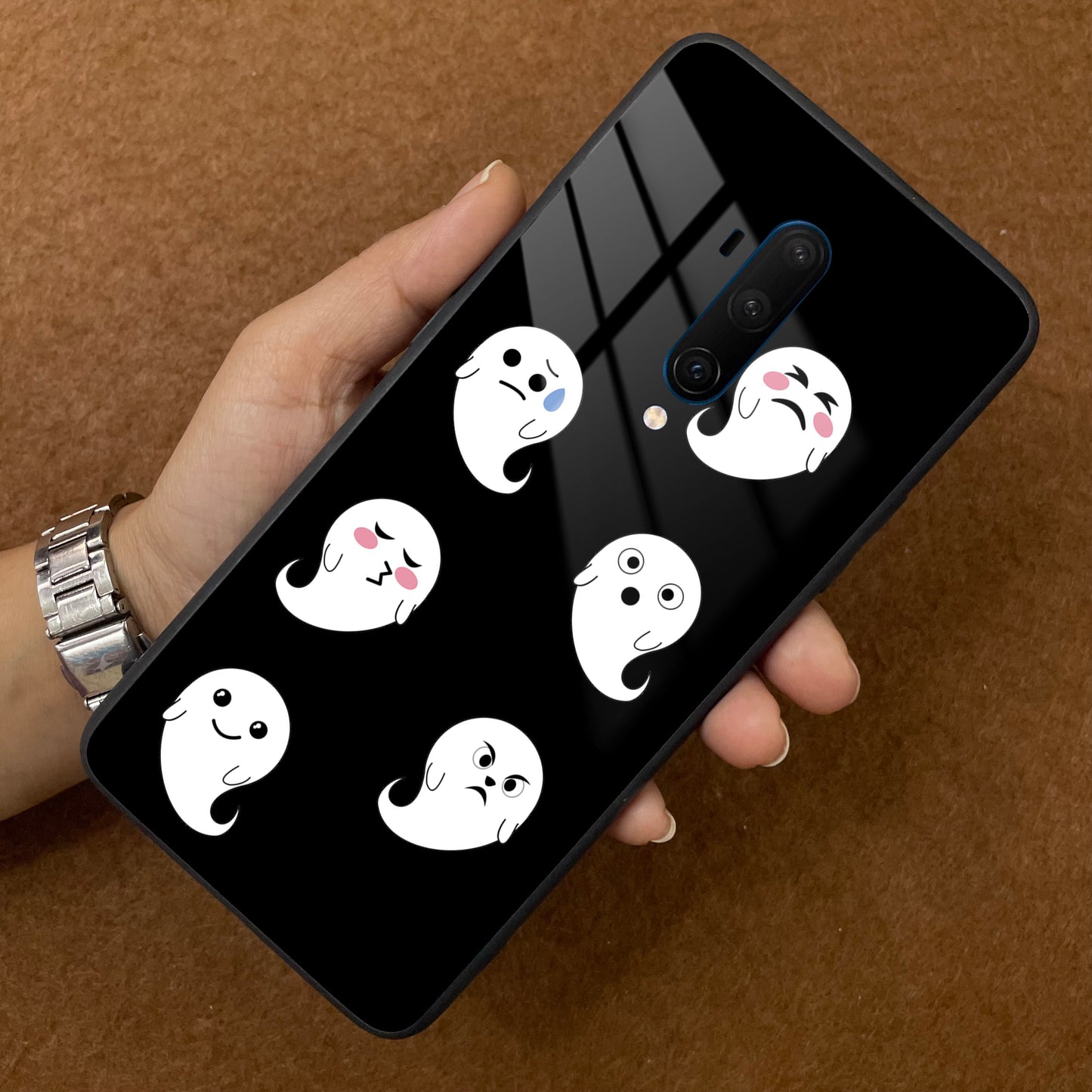 Cute Ghost Glass Case Cover For OnePlus ShopOnCliQ