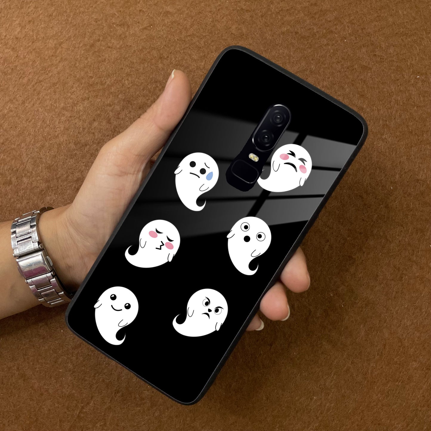 Cute Ghost Glass Case Cover For OnePlus ShopOnCliQ