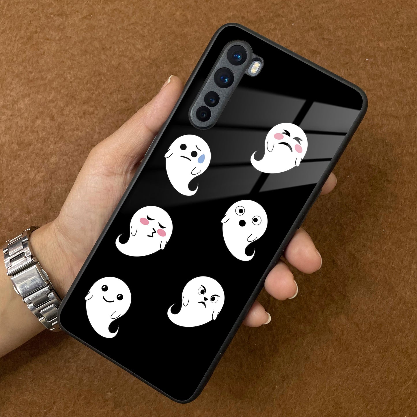 Cute Ghost Glass Case Cover For OnePlus ShopOnCliQ