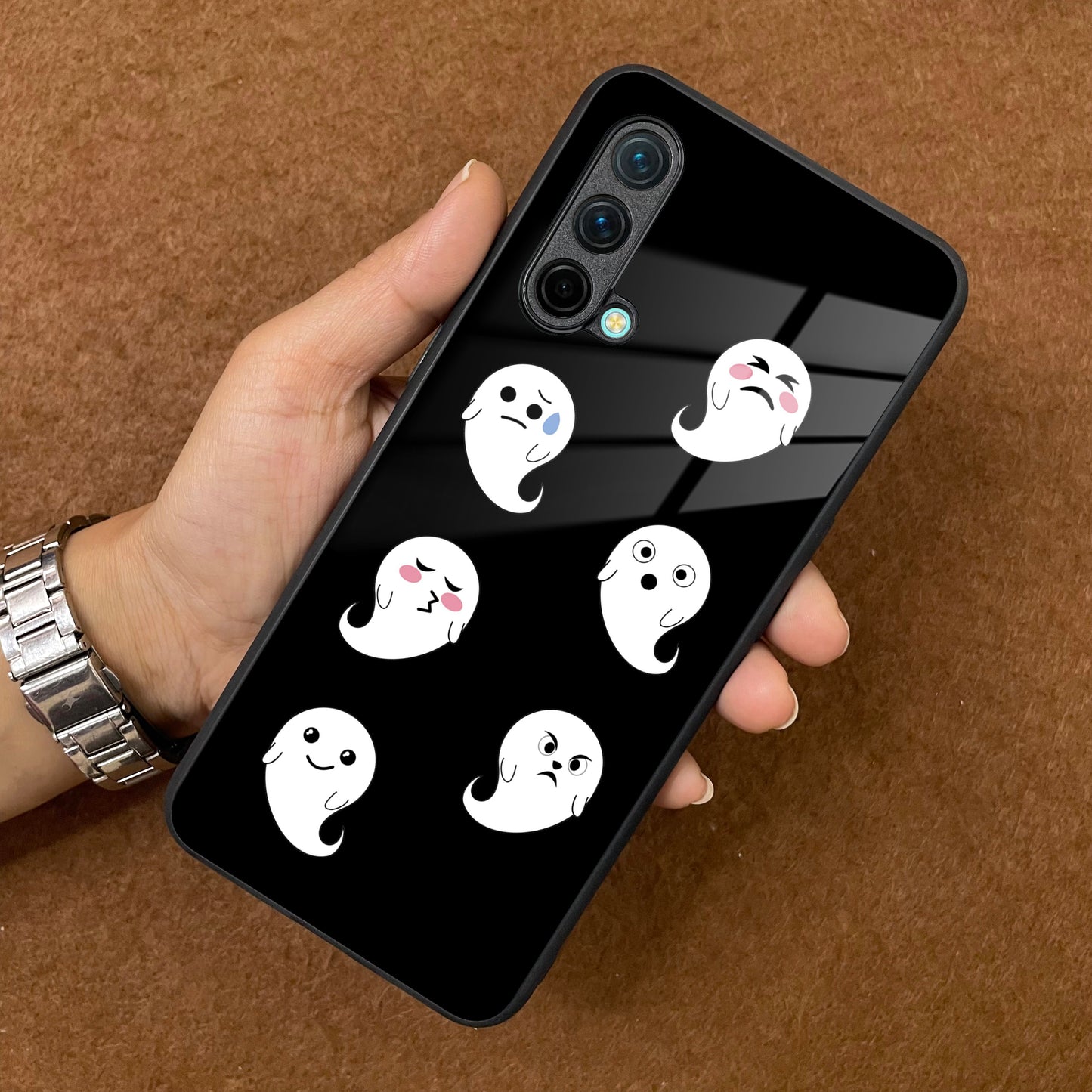 Cute Ghost Glass Case Cover For OnePlus ShopOnCliQ