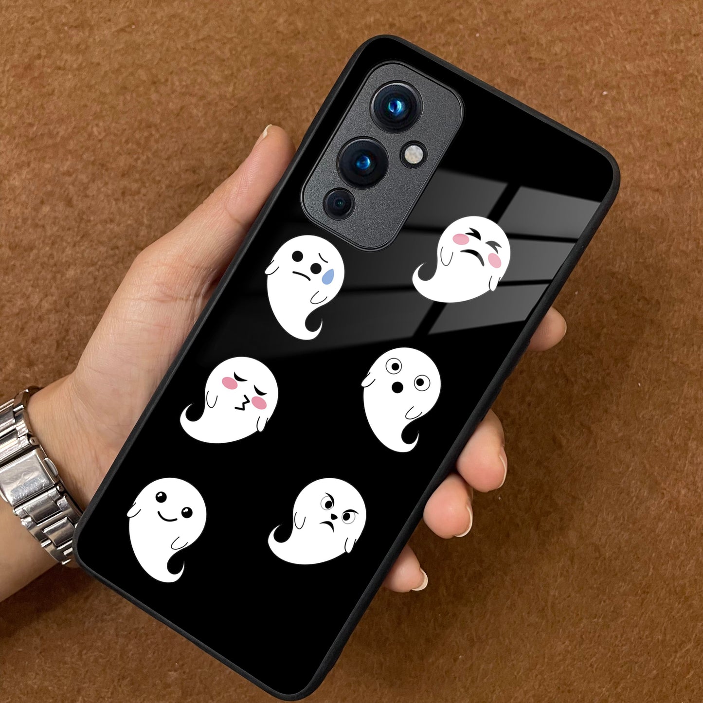 Cute Ghost Glass Case Cover For OnePlus ShopOnCliQ