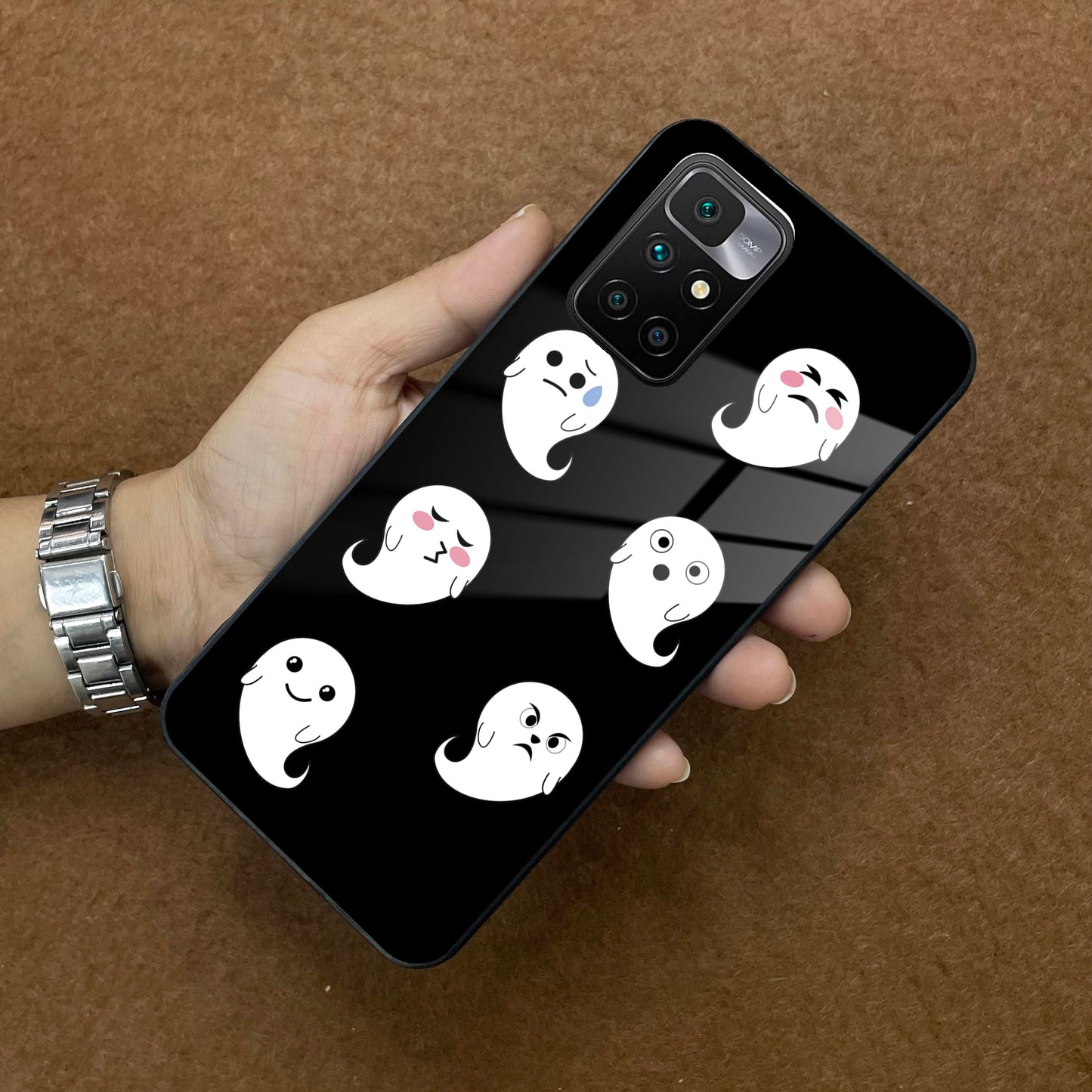 Cute Ghost Glass Case Cover For Redmi/Xiaomi ShopOnCliQ