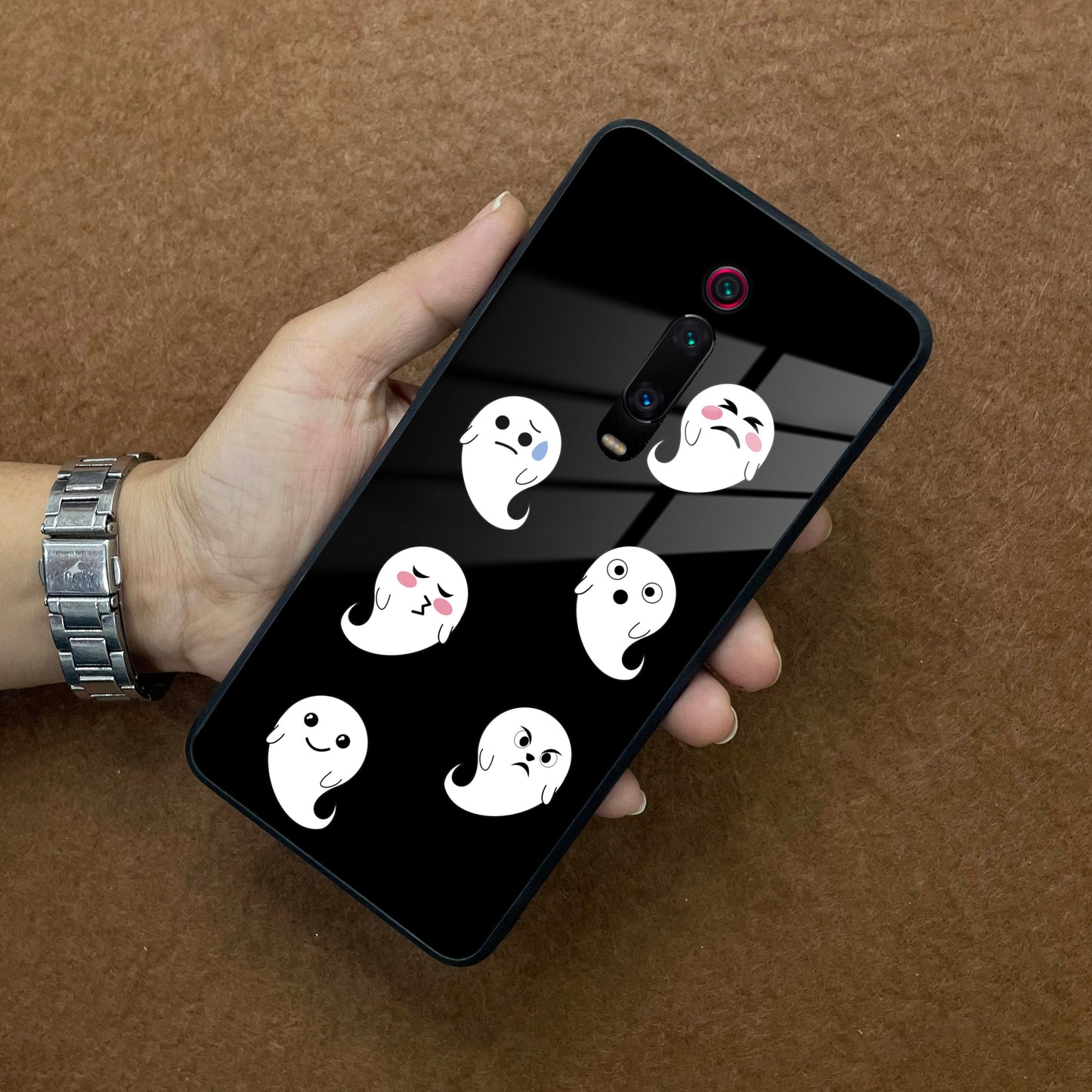 Cute Ghost Glass Case Cover For Redmi/Xiaomi ShopOnCliQ