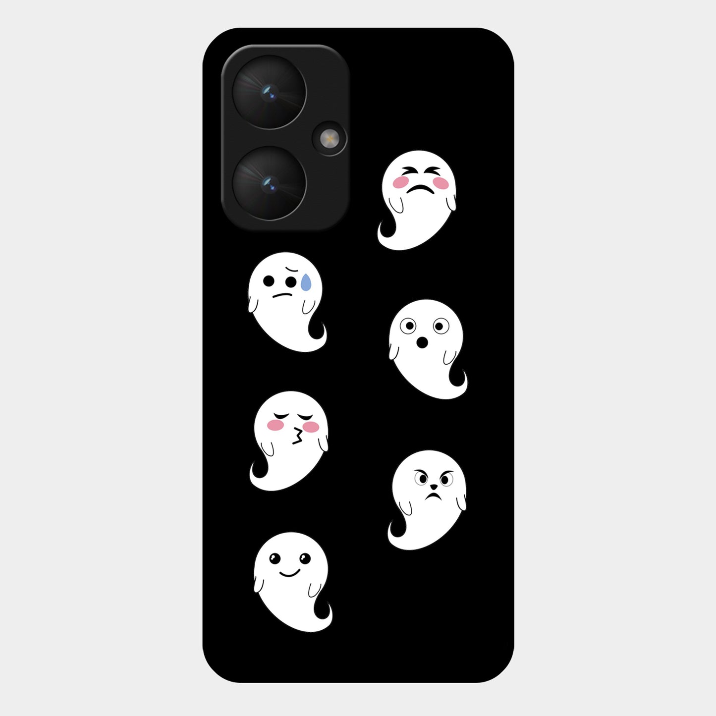 Cute Ghost Glass Case Cover For Redmi/Xiaomi ShopOnCliQ