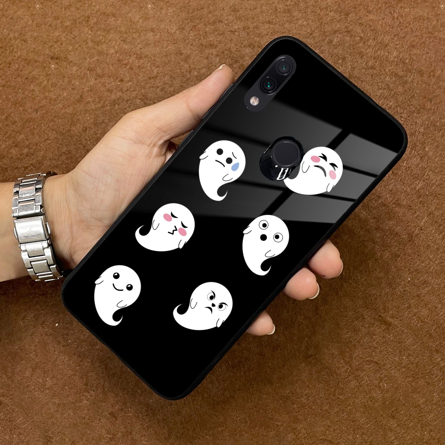 Cute Ghost Glass Case Cover For Redmi/Xiaomi ShopOnCliQ