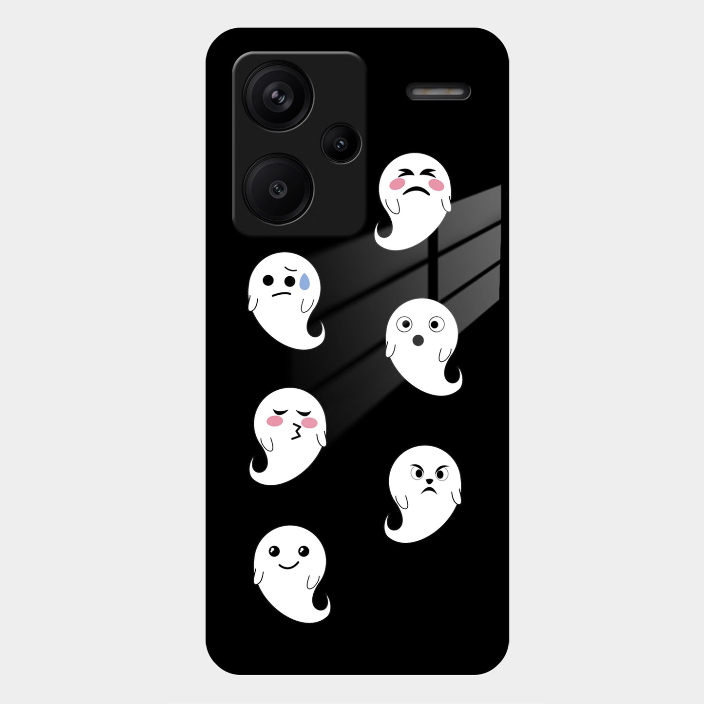 Cute Ghost Glass Case Cover For Redmi/Xiaomi ShopOnCliQ