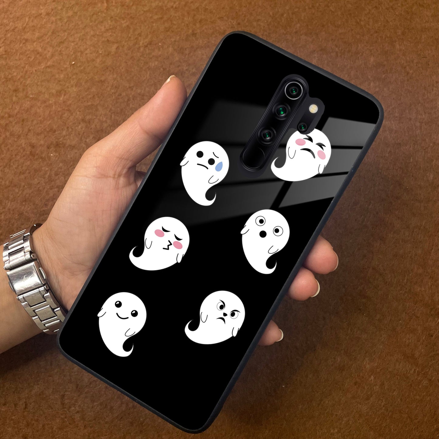 Cute Ghost Glass Case Cover For Redmi/Xiaomi ShopOnCliQ