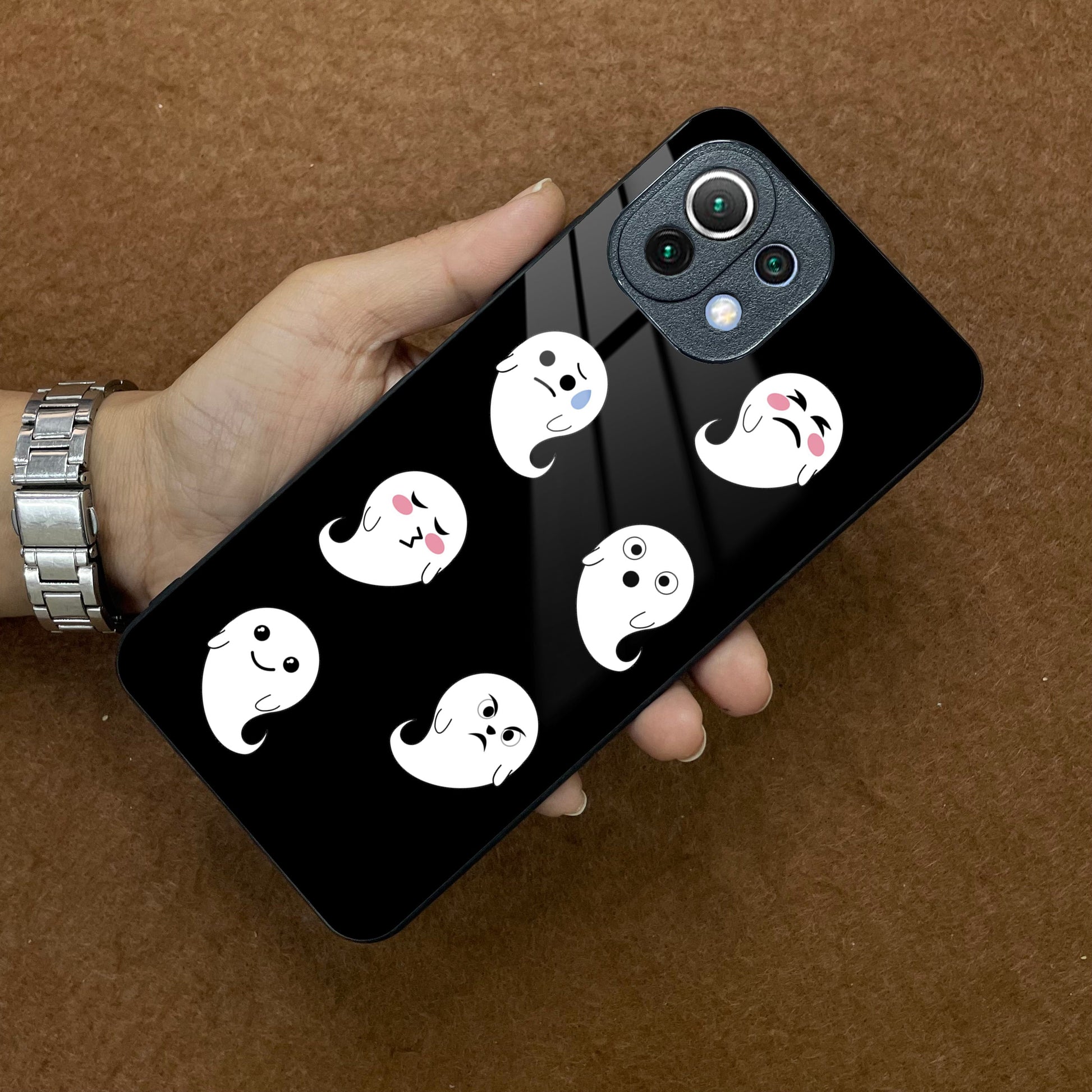 Cute Ghost Glass Case Cover For Redmi/Xiaomi ShopOnCliQ