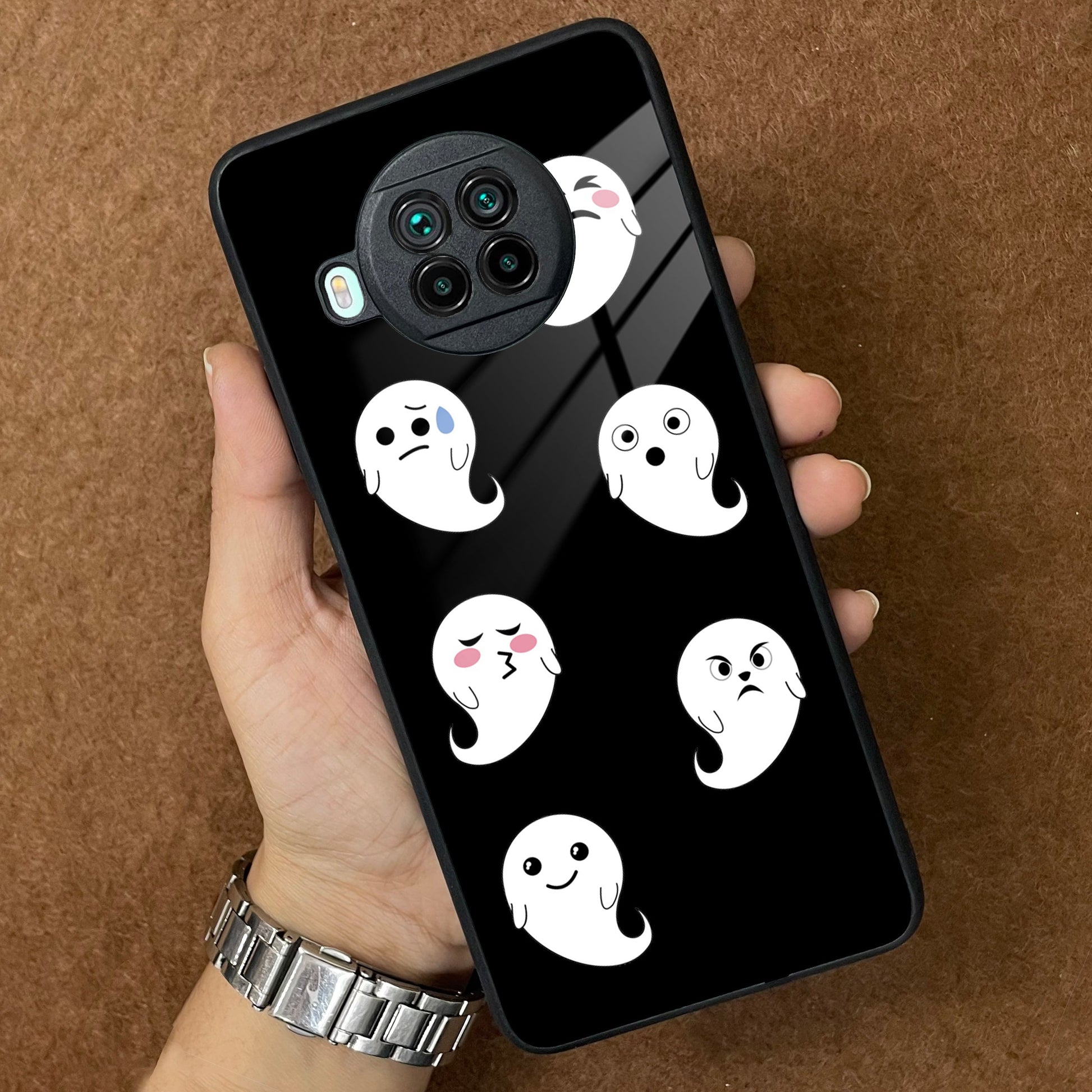 Cute Ghost Glass Case Cover For Redmi/Xiaomi ShopOnCliQ