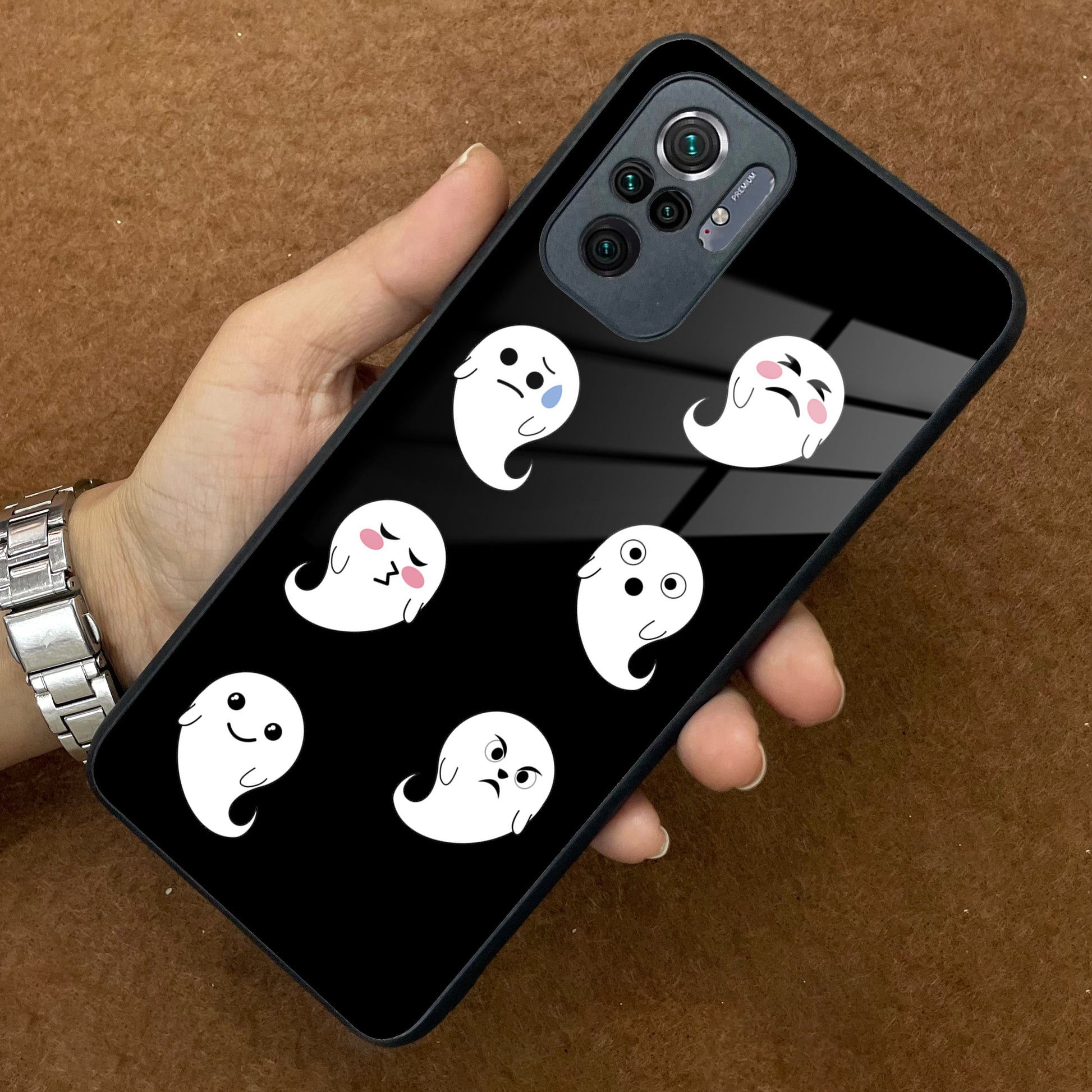 Cute Ghost Glass Case Cover For Redmi/Xiaomi ShopOnCliQ