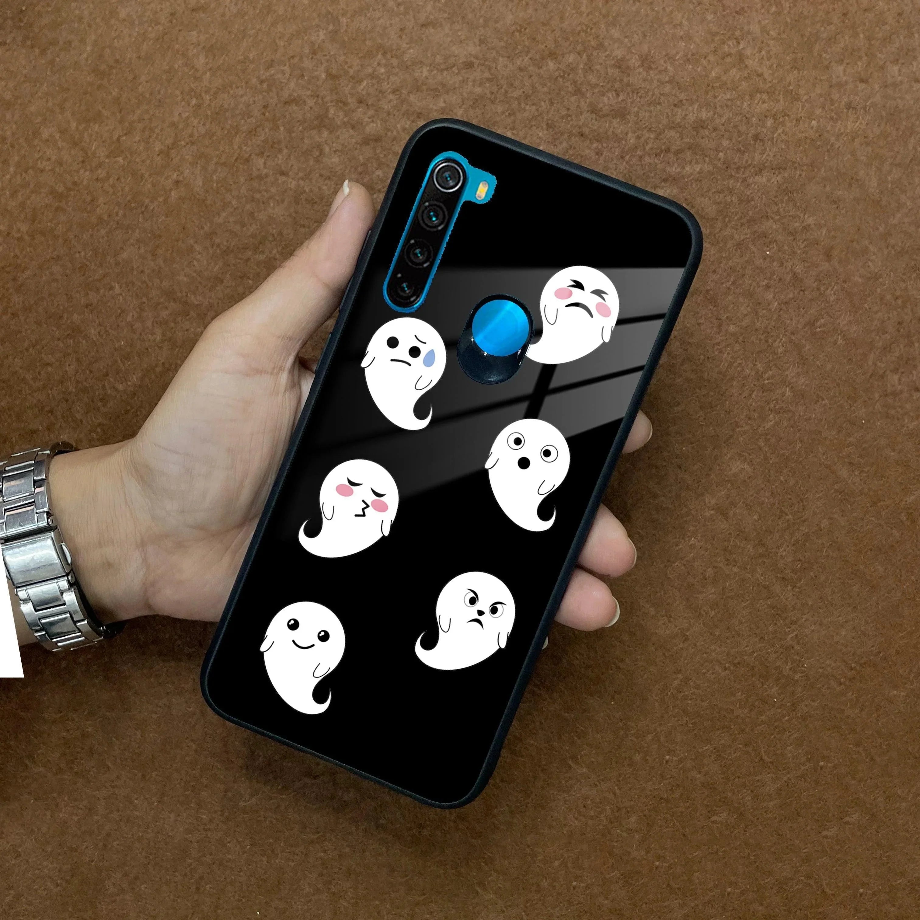 Cute Ghost Glass Case Cover For Redmi/Xiaomi - ShopOnCliQ
