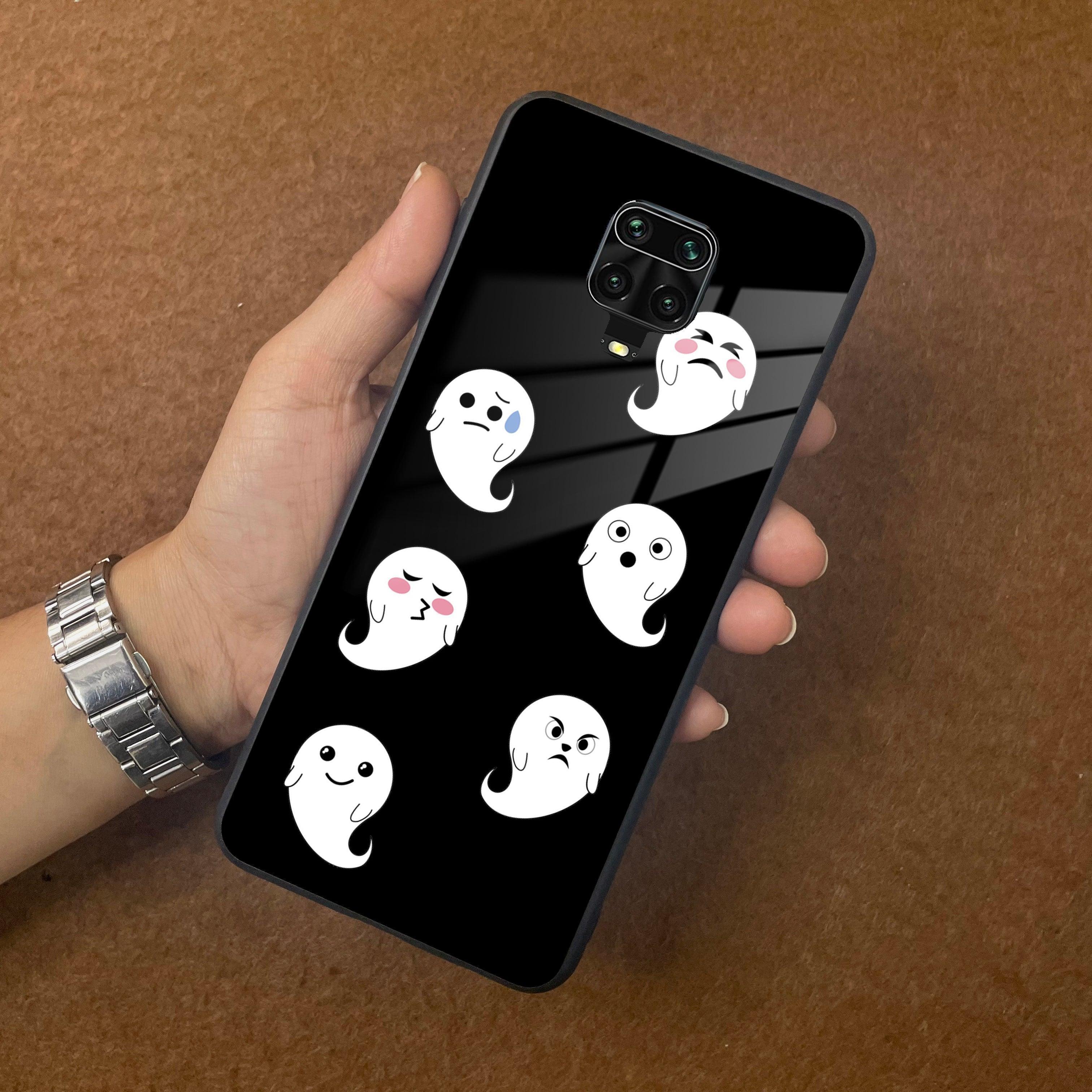 Cute Ghost Glass Case Cover For Redmi/Xiaomi - ShopOnCliQ