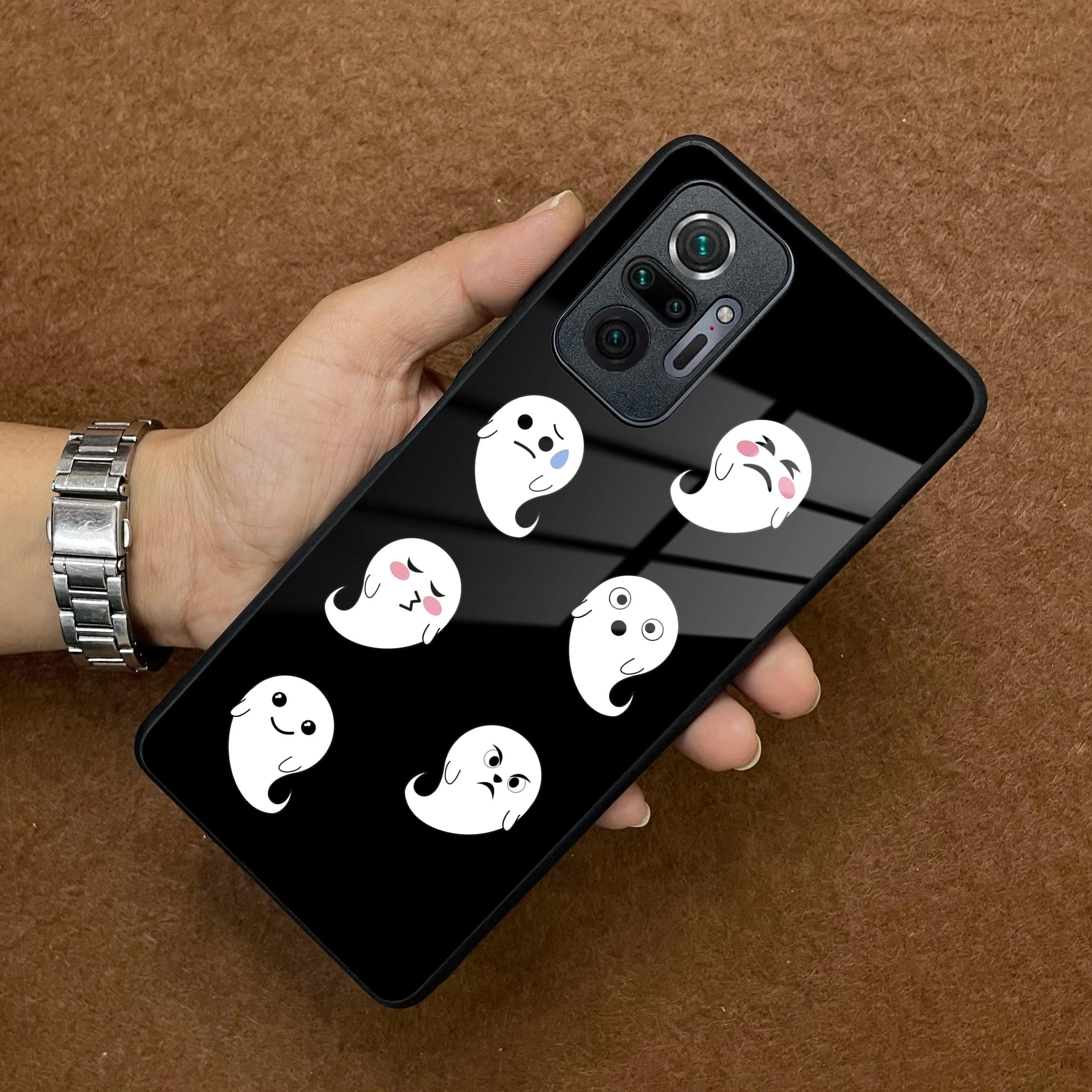 Cute Ghost Glass Case Cover For Redmi/Xiaomi - ShopOnCliQ