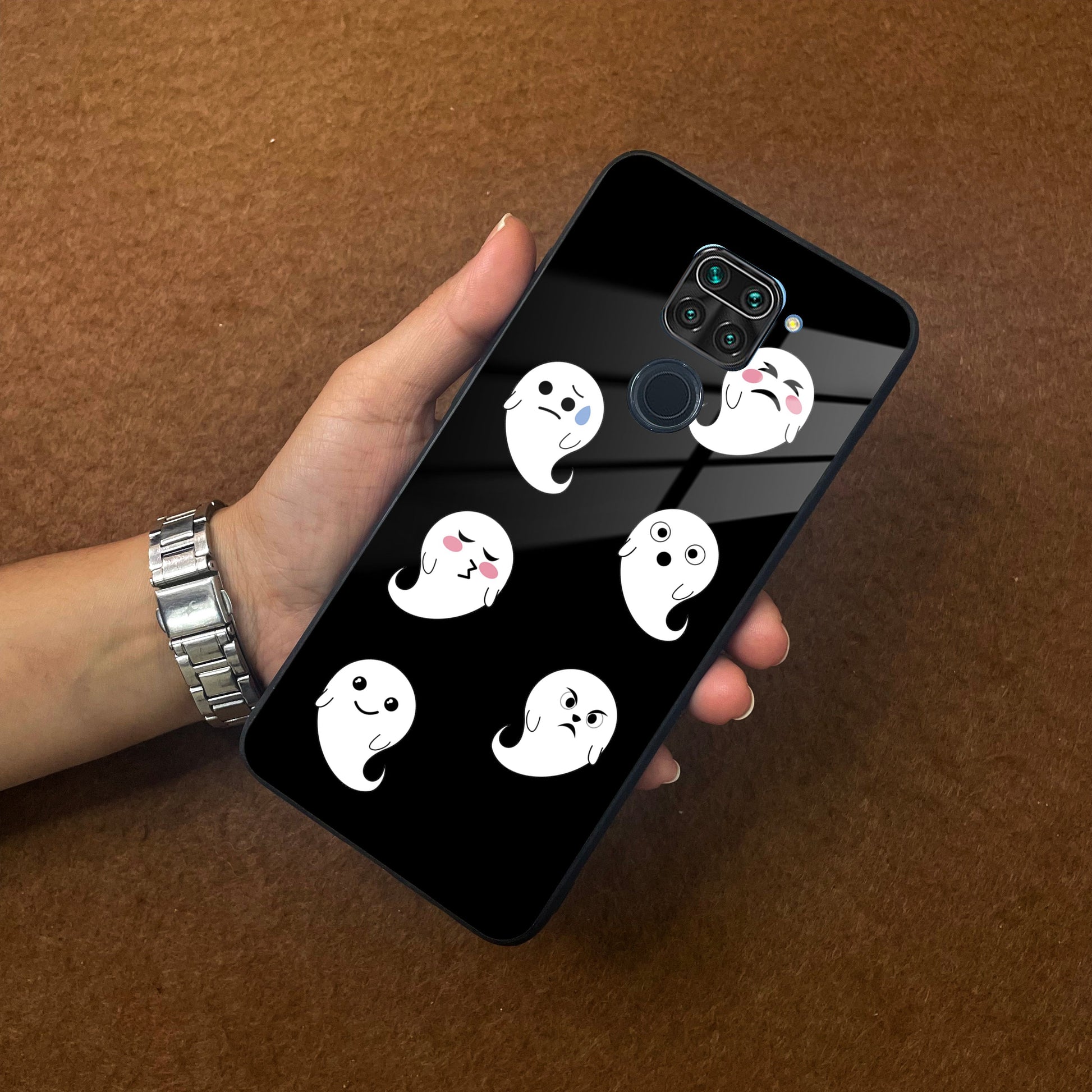 Cute Ghost Glass Case Cover For Redmi/Xiaomi ShopOnCliQ