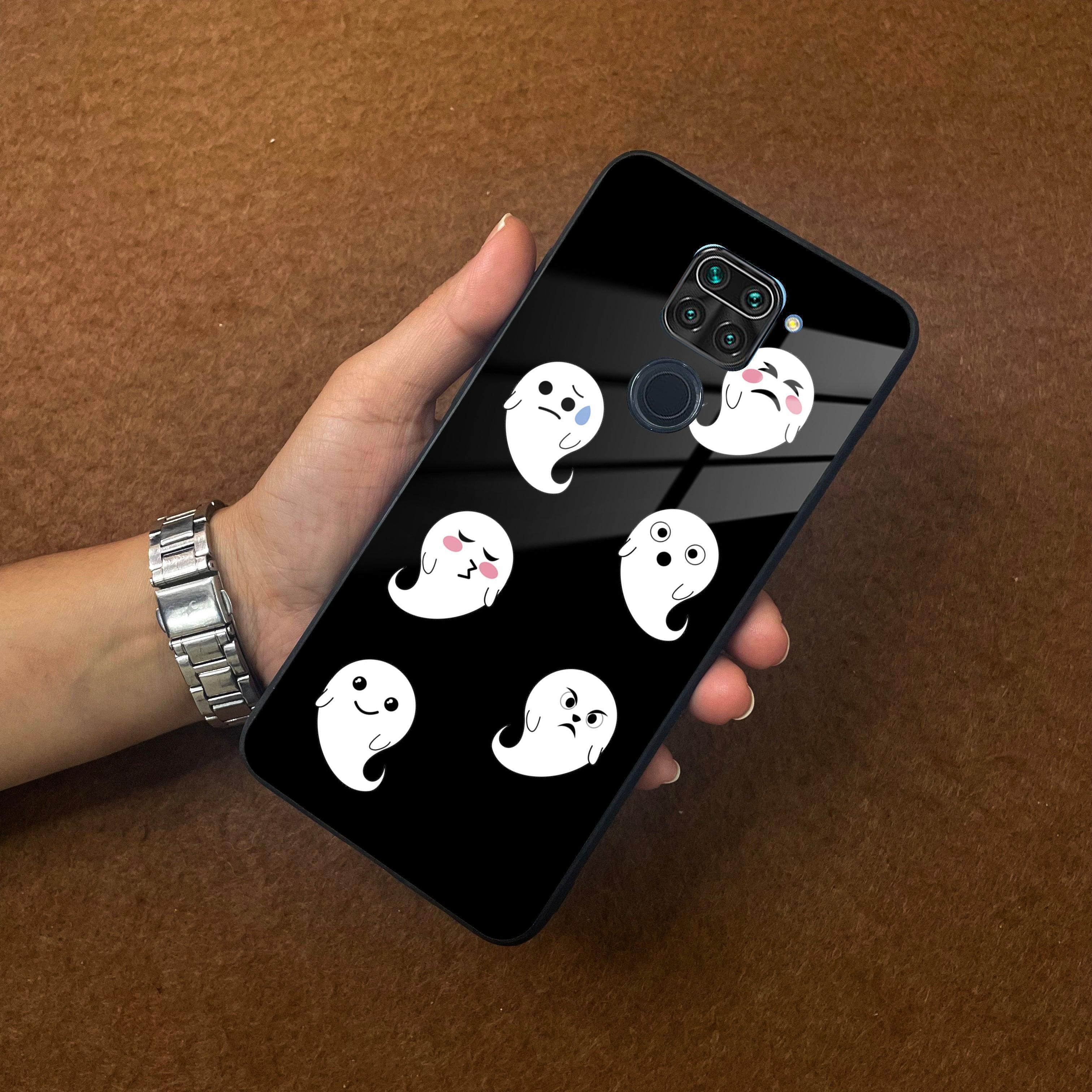 Cute Ghost Glass Case Cover For Redmi/Xiaomi - ShopOnCliQ