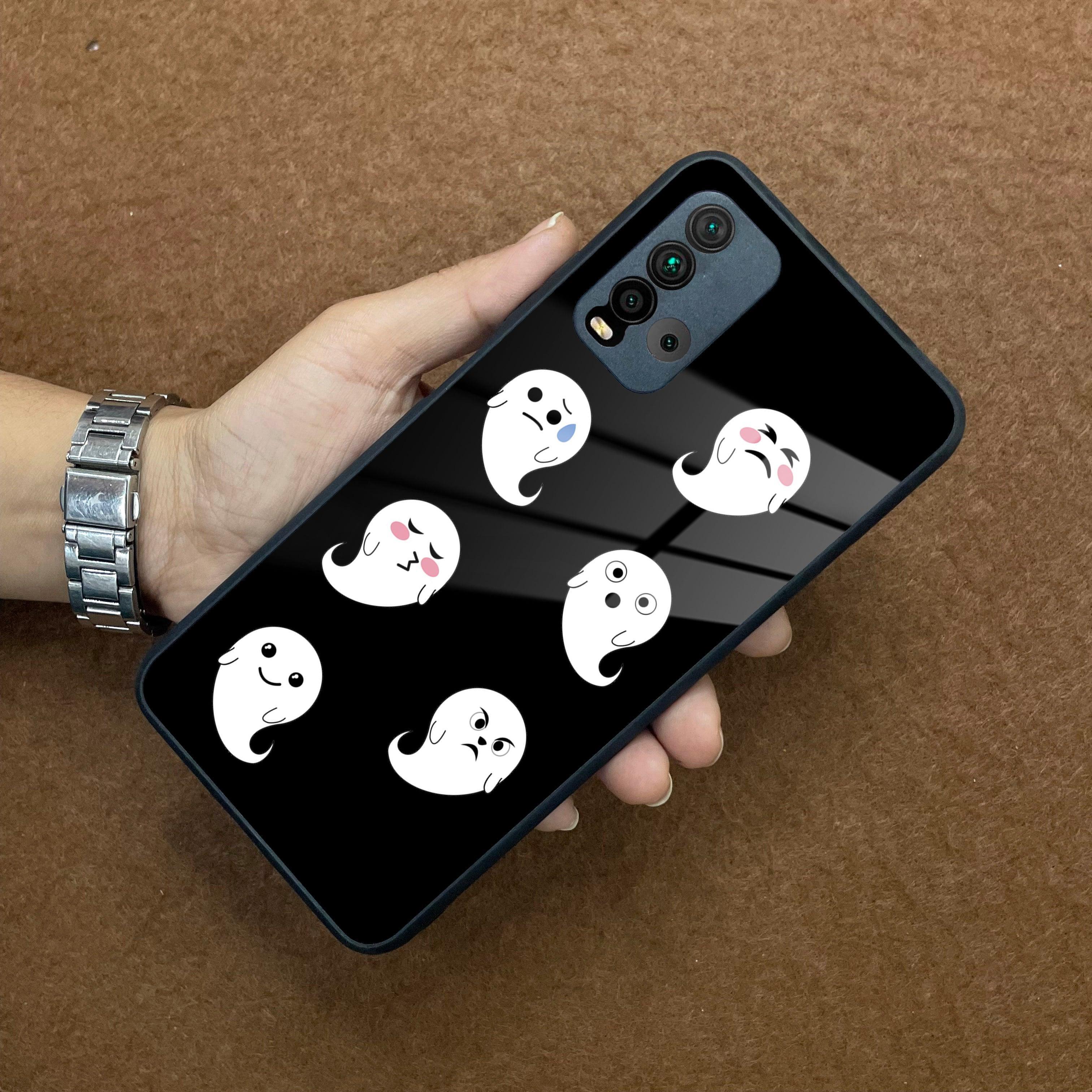Cute Ghost Glass Case Cover For Redmi/Xiaomi - ShopOnCliQ