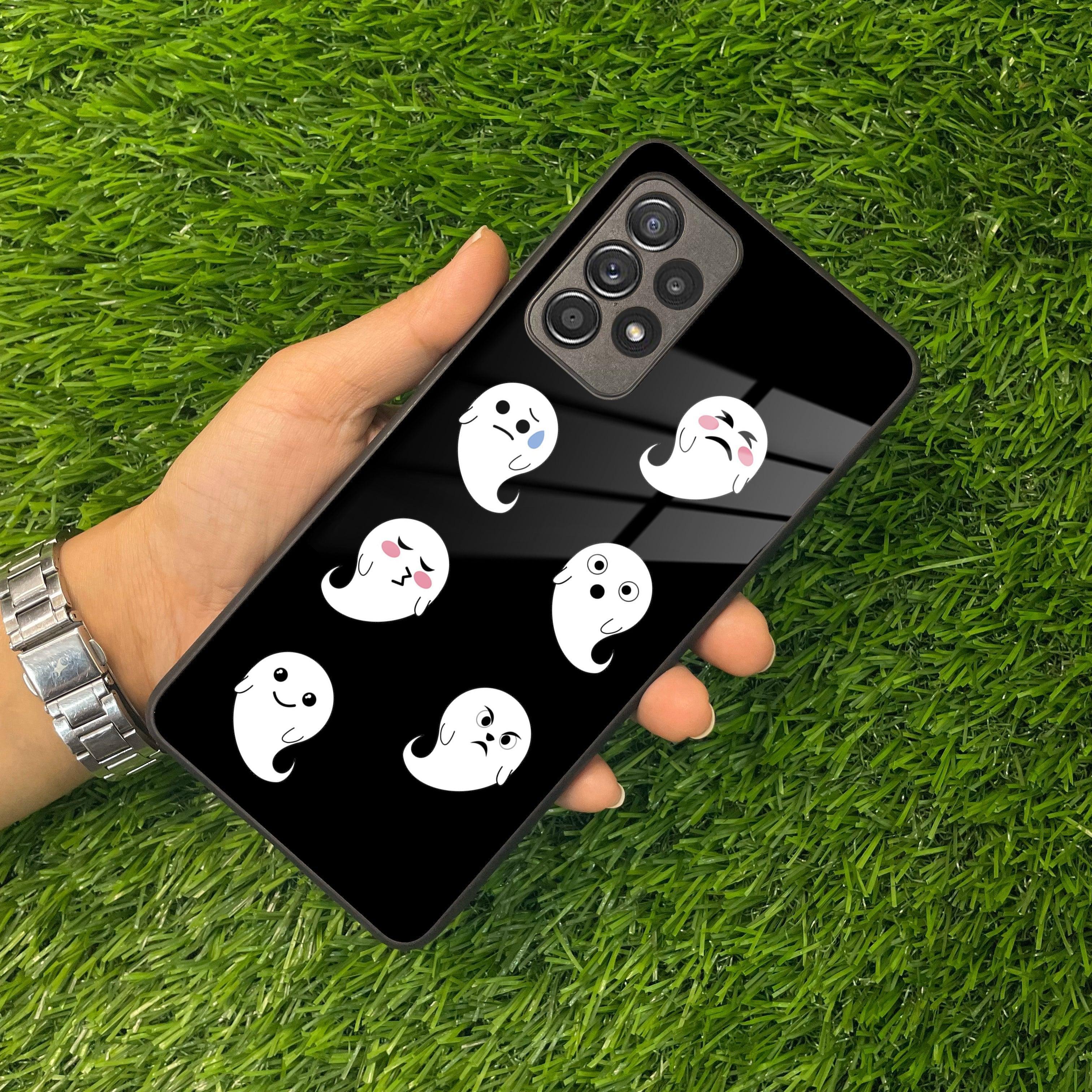 Cute Ghost Glass Case Cover For Samsung - ShopOnCliQ