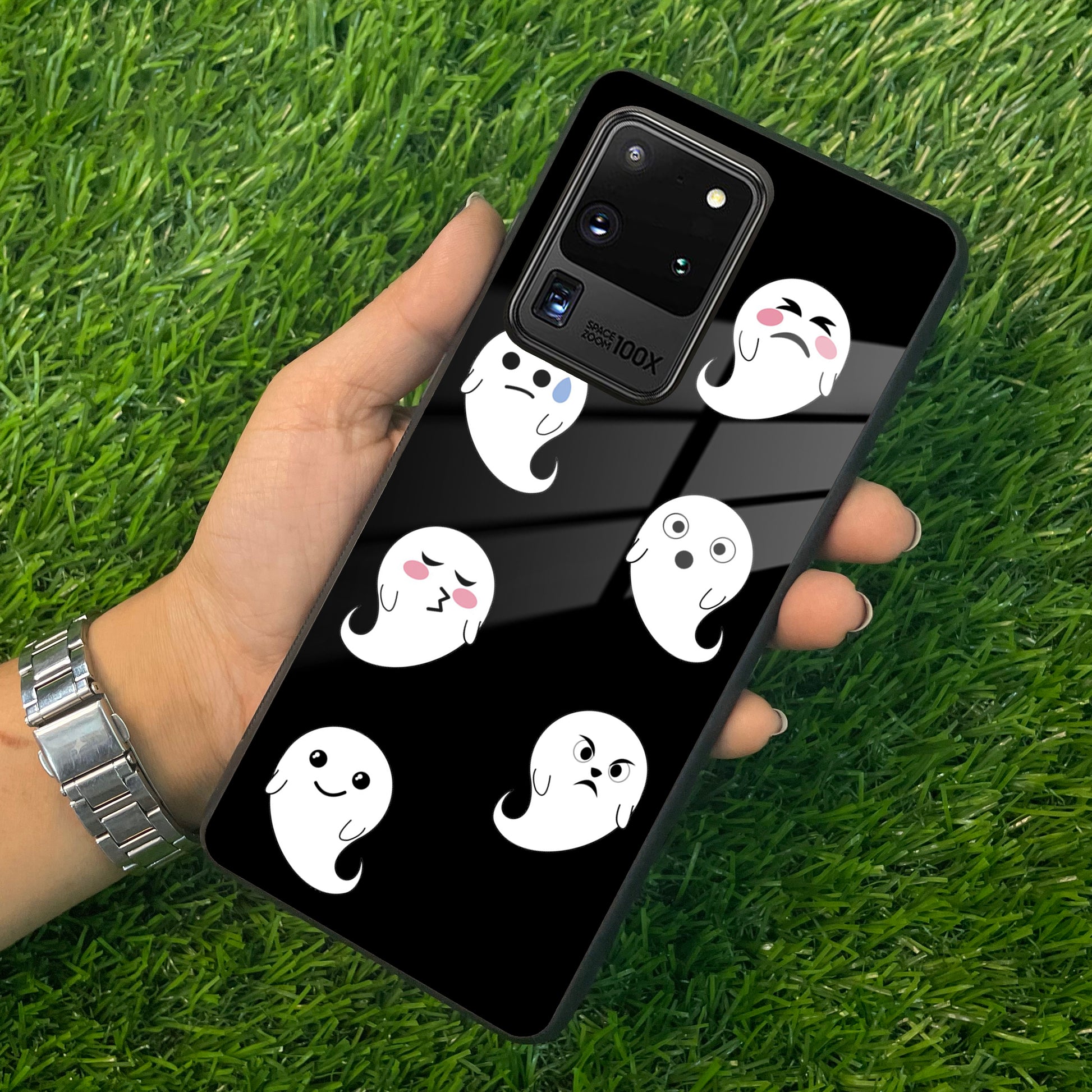 Cute Ghost Glass Case Cover For Samsung ShopOnCliQ