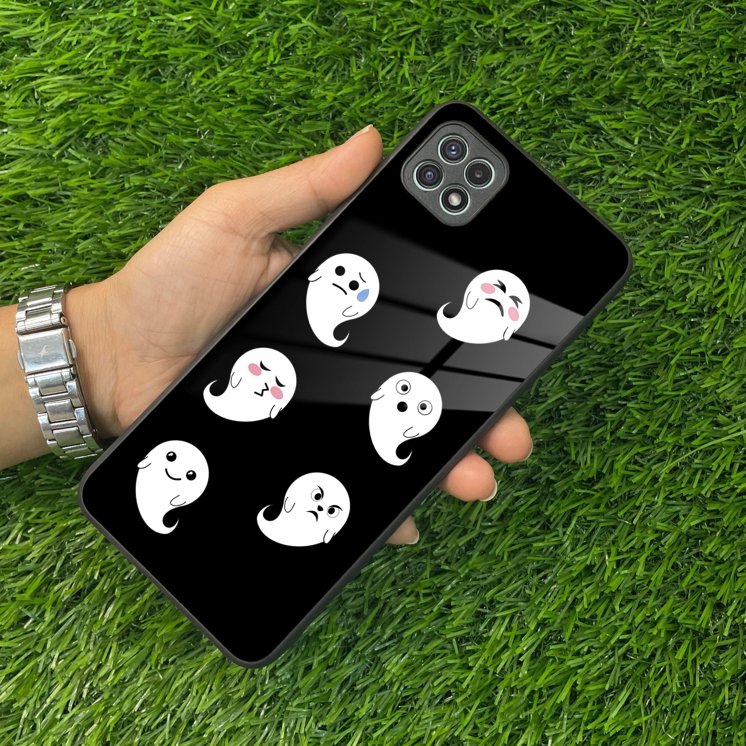 Cute Ghost Glass Case Cover For Samsung - ShopOnCliQ